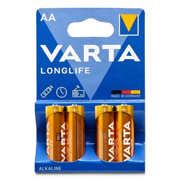 Pila alcalina aa Varta blister 4 unidades - 3.99 ud - Imagen del producto en Findit