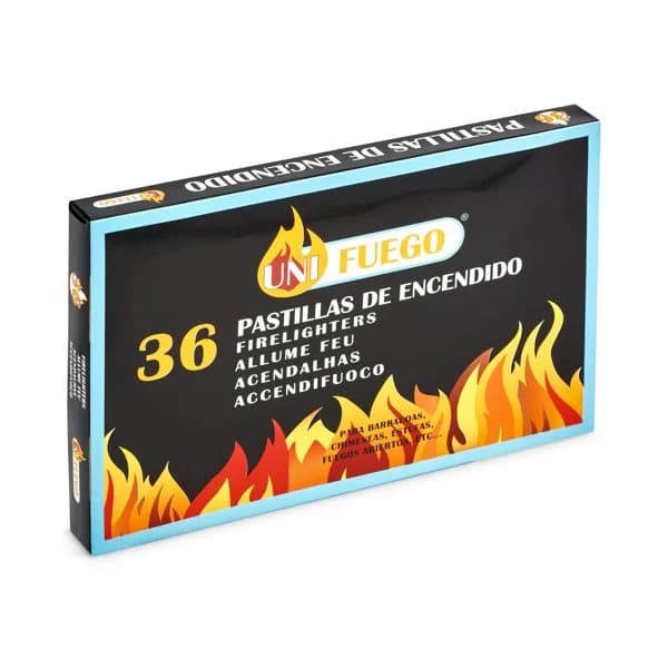 pastillas de encendido Uni fuego caja 36 unidades - 37.25 ud - Imagen del producto en Findit