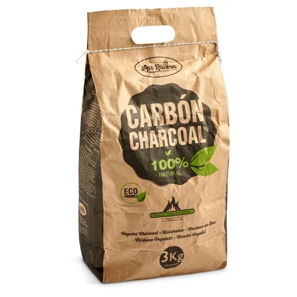 Carbón vegetal Los rivera bolsa 3 Kg - 3 kg - Imagen del producto en Findit