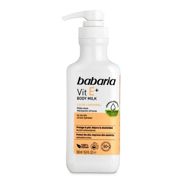 Leche corporal vitamina e Babaria bote 500 ml - 0.5 l - Imagen del producto en Findit