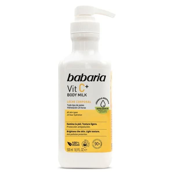 Leche corporal vitamina c Babaria bote 500 ml - 0.5 l - Imagen del producto en Findit