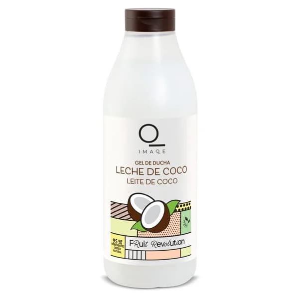 Gel de ducha reparador leche de coco Fruit Revolution Imaqe de Dia botella 750 ml - 0.74 l - Imagen del producto en Findit
