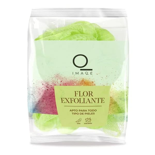 Esponja de baño flor acción exfoliante Imaqe de Dia bolsa 1 unidad - 1 ud - Imagen del producto en Findit
