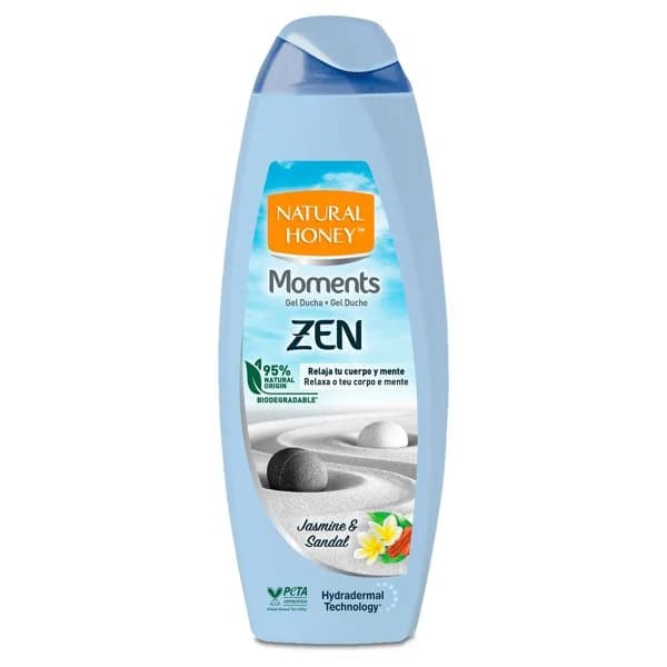 Gel de ducha zen moment Natural Honey botella 600 ml - 1 ud - Imagen del producto en Findit