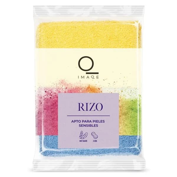 Esponjas de baño de rizo extrasuave Imaqe de Dia bolsa 2 unidades - 2 ud - Imagen del producto en Findit