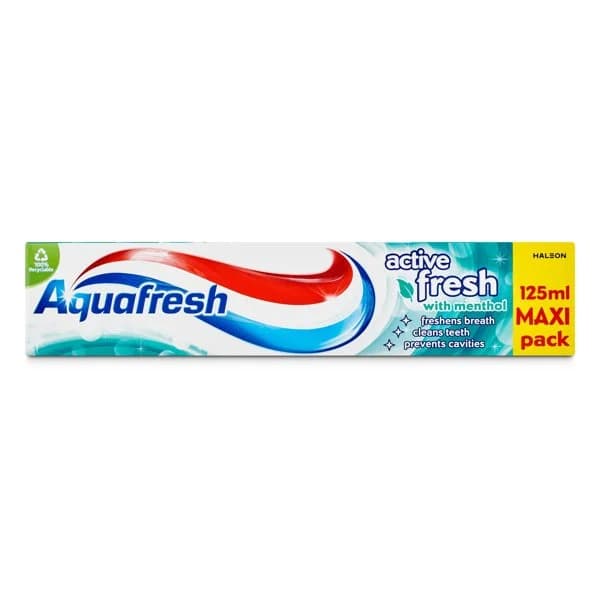 Pasta de dientes active fresh Aquafresh tubo 125 ml - 0.12 l - Imagen del producto en Findit