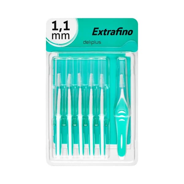Cepillos interdentales Extrafinos cónicos Deliplus - 6 ud - Imagen del producto en Findit