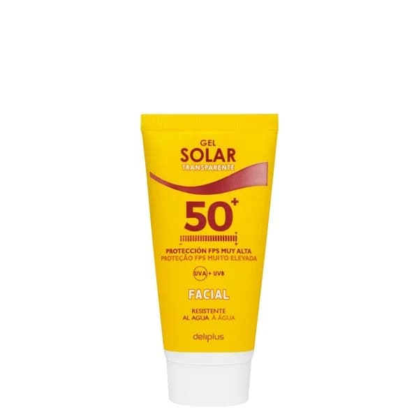 Gel protección solar facial anti-edad Deliplus FPS 50+ - 0.05 l - Imagen del producto en Findit