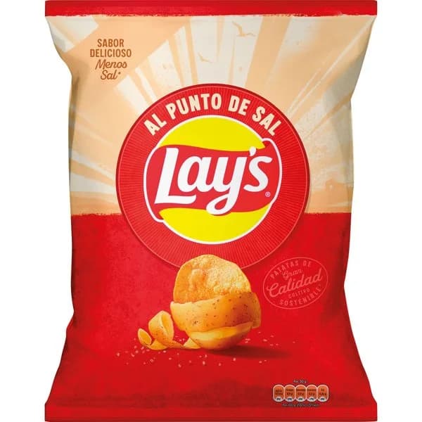 Patatas fritas al punto de sal Lay's - 0.12 kg - Imagen del producto en Findit