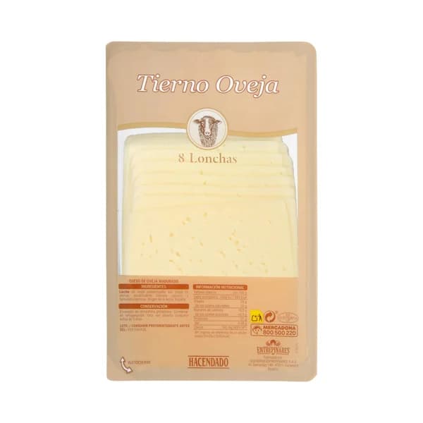 Queso lonchas de oveja Entrepinares - 0.21 kg - Imagen del producto en Findit