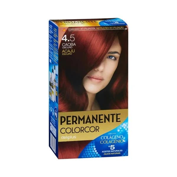 Coloración permanente 4.5 caoba oscuro Deliplus - 1 ud - Imagen del producto en Findit
