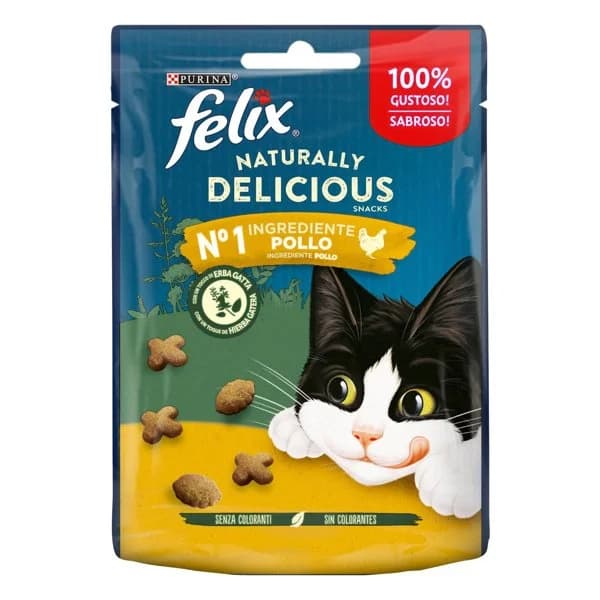 Snack Gato Felix Delicious Pollo 50G - 0.05 kg - Imagen del producto en Findit