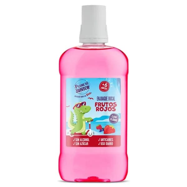 Enjuague bucal infantil frutos rojos Planeta Junior de Dia bote 500 ml - 0.5 l - Imagen del producto en Findit