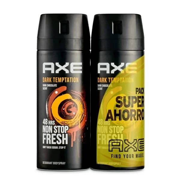 Desodorante dark temptation duplo Axe spray 300 ml - 0.3 l - Imagen del producto en Findit