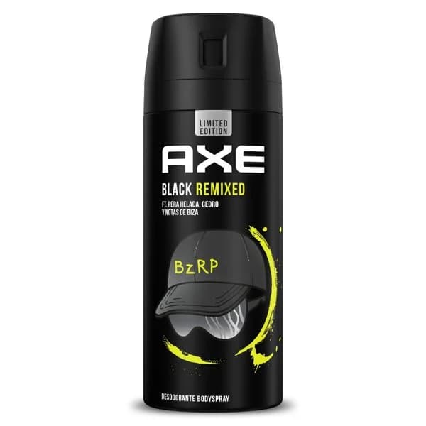 Desodorante BzRP black remixed Axe spray 150 ml - 1 ud - Imagen del producto en Findit