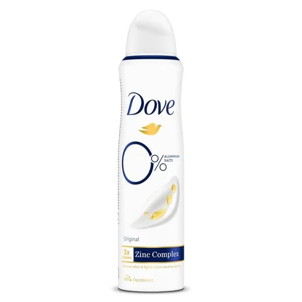 Desodorante original 0% Dove spray 150 ml - 0.15 l - Imagen del producto en Findit