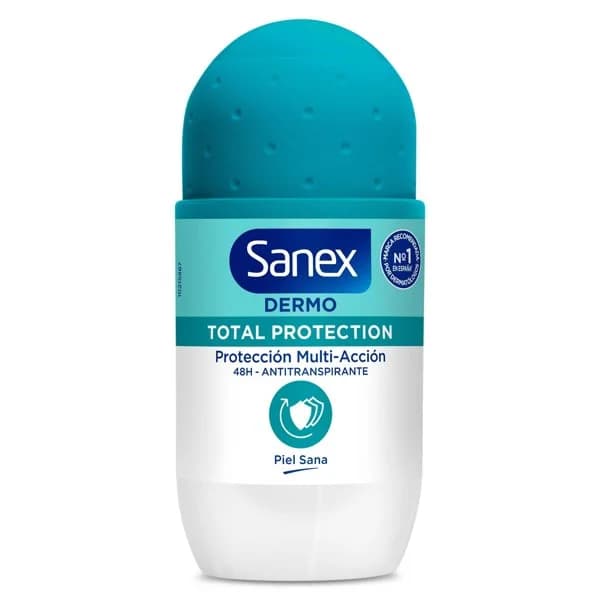Desodorante roll-on protección total Sanex Dermo bote 50 ml - 0.05 l - Imagen del producto en Findit