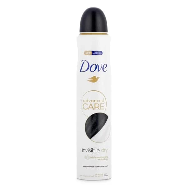 Desodorante advanced care invisible
 Dove spray 200 ml - 1 ud - Imagen del producto en Findit