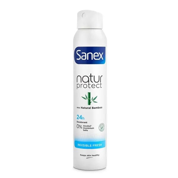 Desodorante natur protect invisible fresh Sanex spray 200 ml - 0.2 l - Imagen del producto en Findit