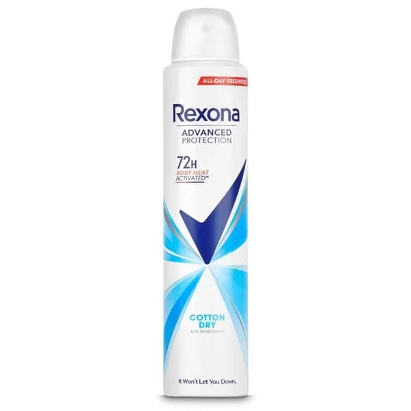Desodorante spray algodón Rexona spray 200 ml - 1 ud - Imagen del producto en Findit