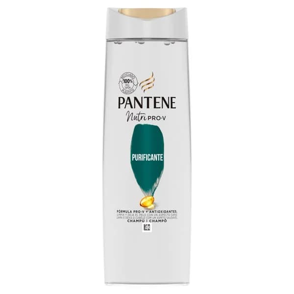 Champú purificante Pantene botella 225 ml - 1 ud - Imagen del producto en Findit