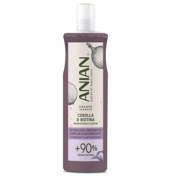 Champú cebolla y biotina Anian bote 400 ml - 1 ud - Imagen del producto en Findit