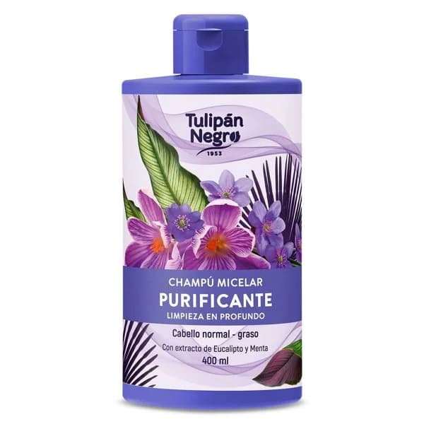 Champú micelar purificante Tulipán Negro botella 400 ml - 0.4 l - Imagen del producto en Findit