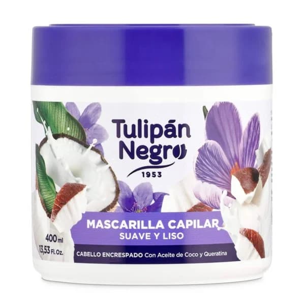 Mascarilla capilar suave y liso Tulipán Negro bote 400 ml - 0.4 l - Imagen del producto en Findit