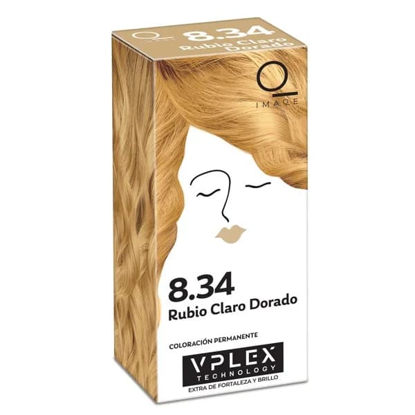 Tinte pelo permanente color rubio claro dorado nº 8.34 Imaqe de Dia caja 1 unidad - 1 ud - Imagen del producto en Findit