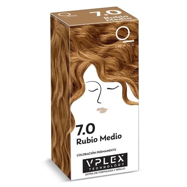 Tinte pelo permanente color rubio medio nº 7.0 Imaqe de Dia caja 1 unidad - 1 ud - Imagen del producto en Findit