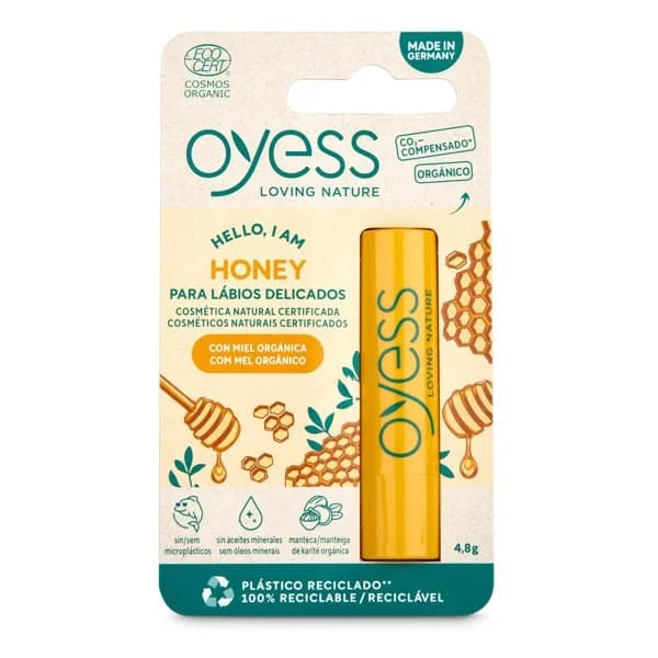 Bálsamo labial con miel Oyess blister 4.8 g - 1 ud - Imagen del producto en Findit