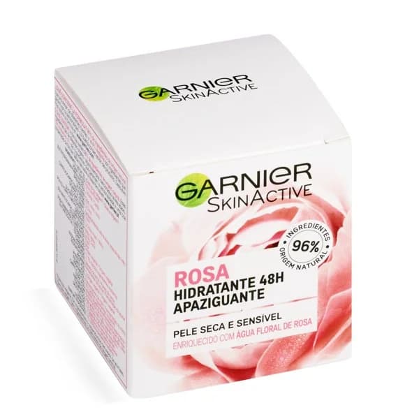 Crema facial hidratante y calmante con agua de rosas Garnier frasco 50 ml - 0.05 l - Imagen del producto en Findit
