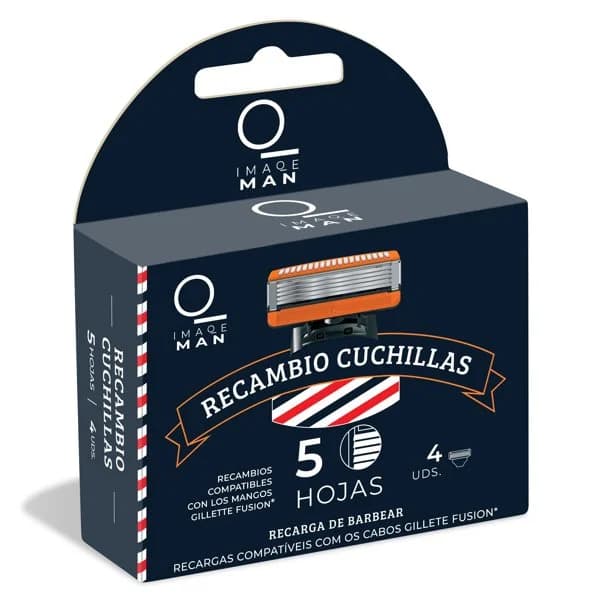 Recambios maquinilla de afeitar 5 hojas Imaqe de Dia caja 4 unidades - 3.99 ud - Imagen del producto en Findit