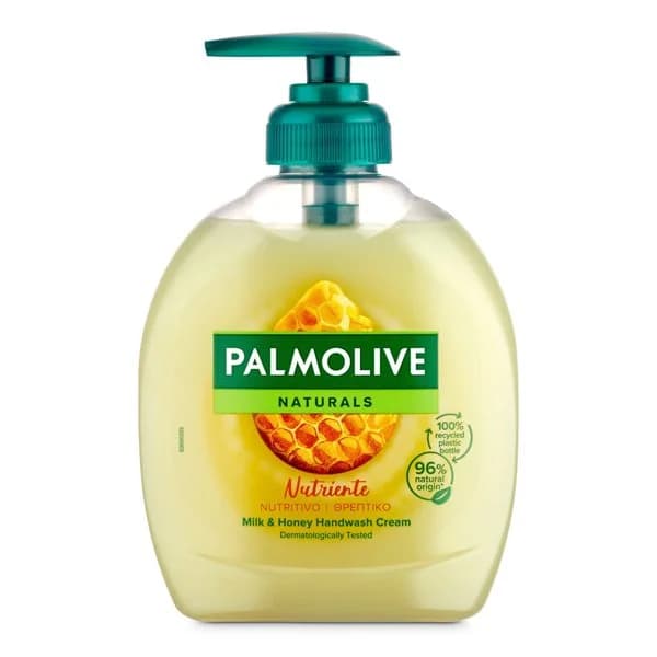 Jabón de manos líquido leche y miel Palmolive bote 300 ml - 0.3 l - Imagen del producto en Findit