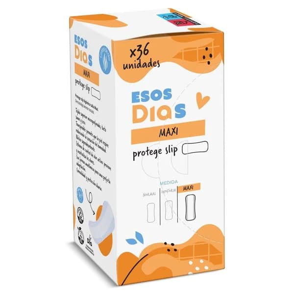 Protegeslips maxi Esos Dias caja 36 unidades - 37.8 ud - Imagen del producto en Findit