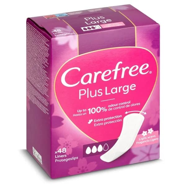 Protegeslips maxi Carefree caja 48 unidades - 51.5 ud - Imagen del producto en Findit