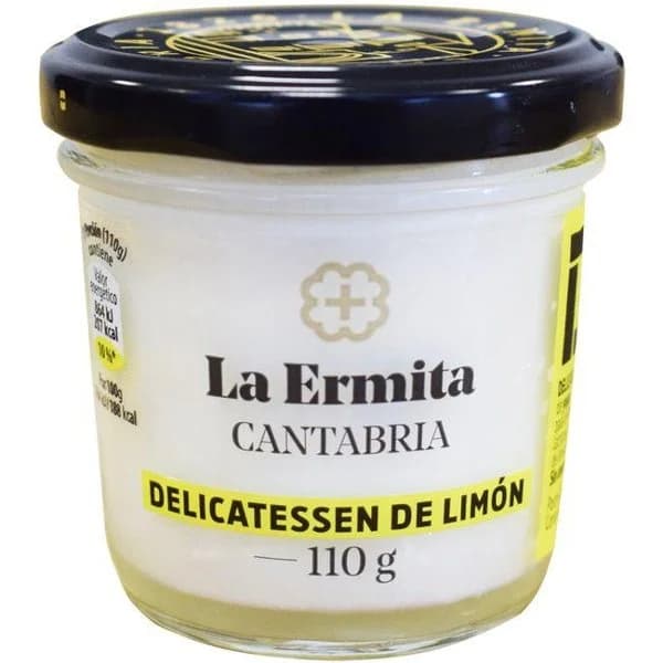 Crema sabor limón LA ERMITA, tarrina 110 g - 0.11 kg - Imagen del producto en Findit