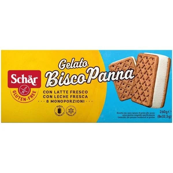 Gelato bisco panna sin gluten SCHAR, paquete 260 g - 0.26 kg - Imagen del producto en Findit