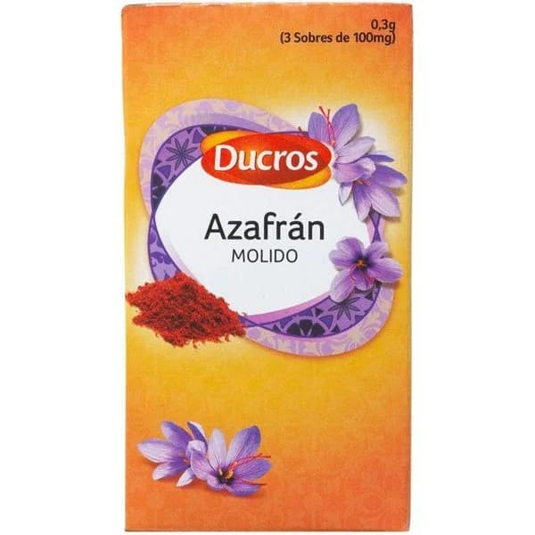 Azafrán molido DUCROS, caja 0,3 g - 0 kg - Imagen del producto en Findit