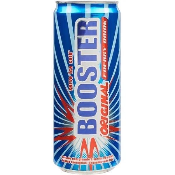 BOOSTER Bebida energética, lata 33 cl - 1 ud - Imagen del producto en Findit