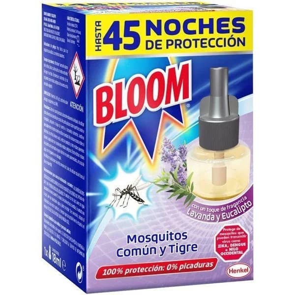 Insecticida eléctrico líquido lavanda BLOOM, recambio 1 ud - 1 ud - Imagen del producto en Findit