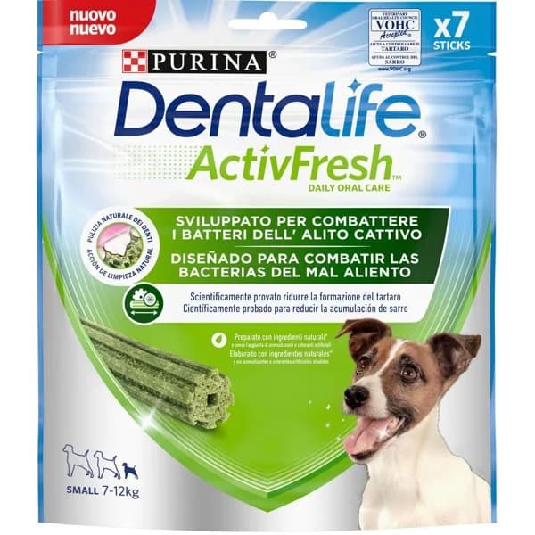 Snack dental perros pequeños DENTALIFE, 6 uds, bolsa 115 g - 0.12 kg - Imagen del producto en Findit
