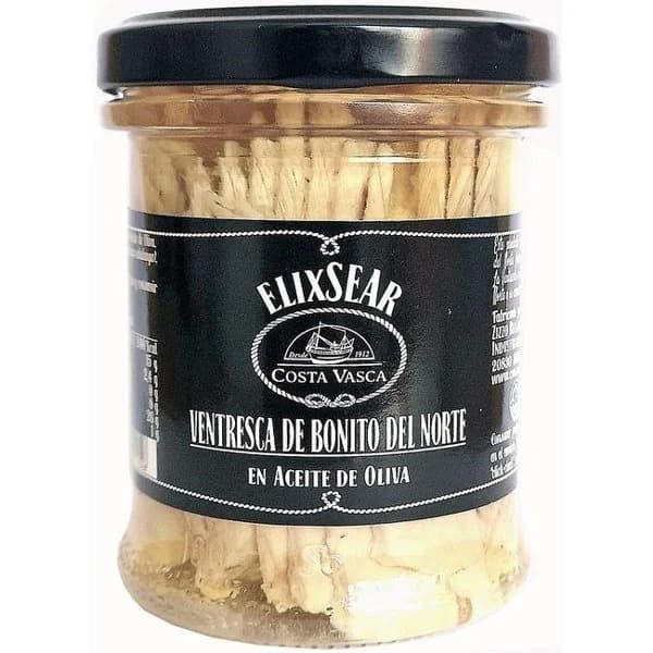 Ventresca de bonito en aceite de oliva COSTA VASCA, frasco 150 g - 1 ud - Imagen del producto en Findit