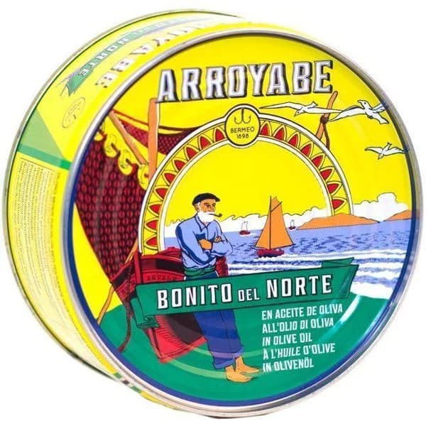 Bonito del norte en aceite de oliva ARROYABE, lata 260 g - 1 ud - Imagen del producto en Findit