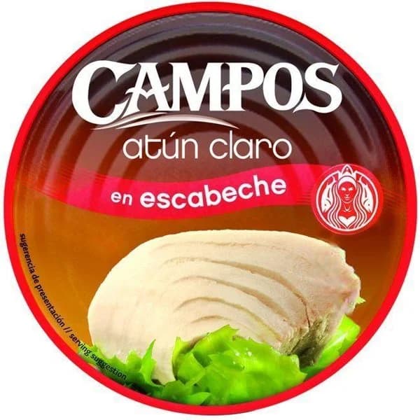 Atún claro en escabeche CAMPOS, lata 190 g - 1 ud - Imagen del producto en Findit