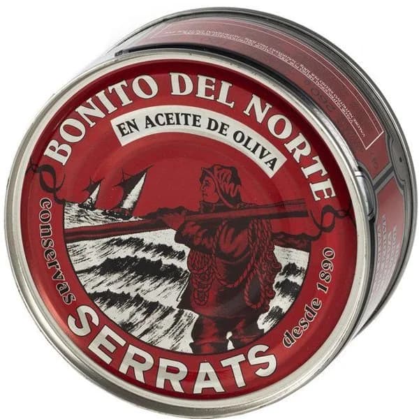Bonito en aceite de oliva SERRATS, lata 260 g - 1 ud - Imagen del producto en Findit