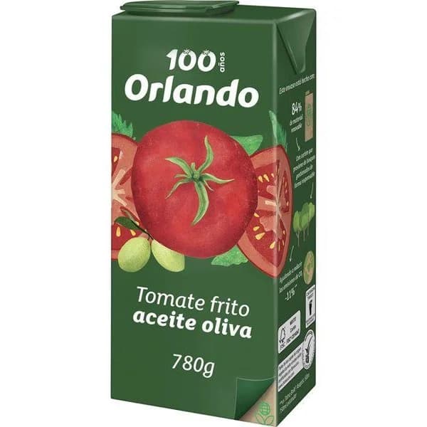Tomate frito con aceite de oliva ORLANDO, brik 780 g - 1 ud - Imagen del producto en Findit