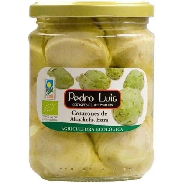 Alcachofa ecológica PEDRO LUIS, frasco 260 g - 1 ud - Imagen del producto en Findit