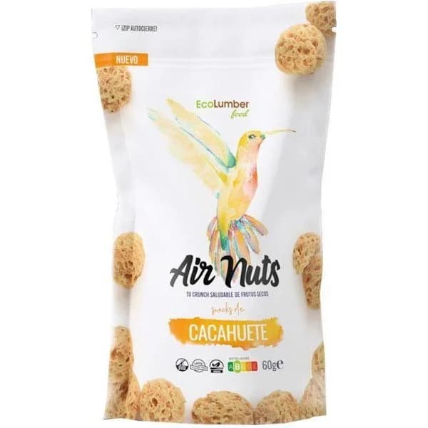 Snack cacahuete AIR NUTS, bolsa 60 g - 1 ud - Imagen del producto en Findit