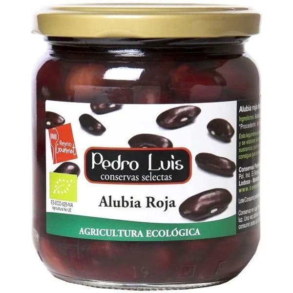 Alubia roja ecológica PEDRO LUIS, frasco 500 g - 0.5 kg - Imagen del producto en Findit